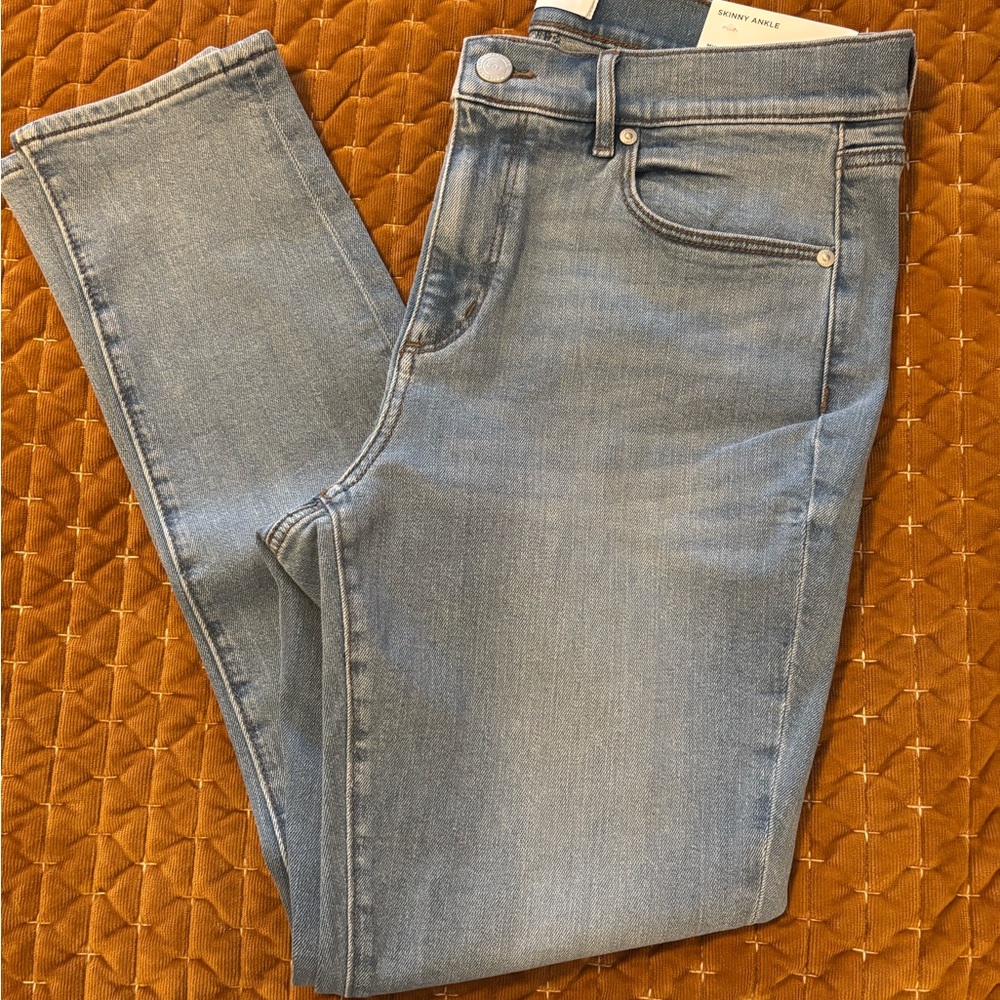 LOFT Women's Straight Leg Jeans - Light Blue